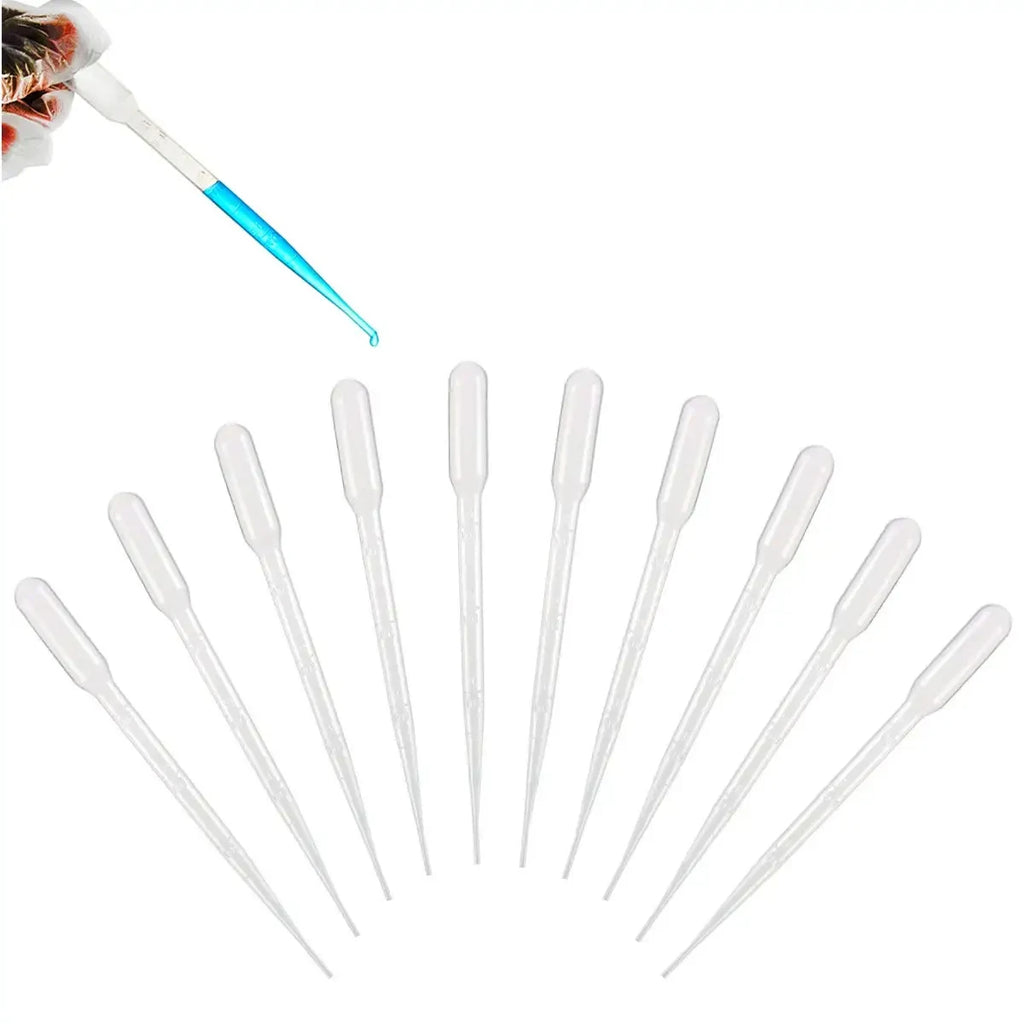 100Pcs/Lot Laboratory Pipette 1ml 2ml 3ml 5ml Plastic Disposable Graduated Container Liquid Dropper Equipment Straw Makeup Tools Qme