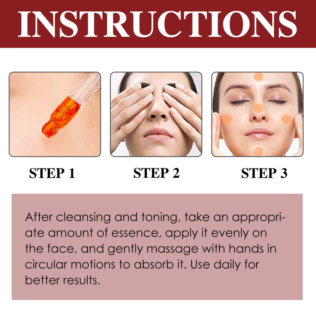 Retinol B3 Face Essence Deep Moisturizing Fade Fine Line Lifting Firming Repair Smooth Nourish Tighten Brighten Serum Skin Care Qme