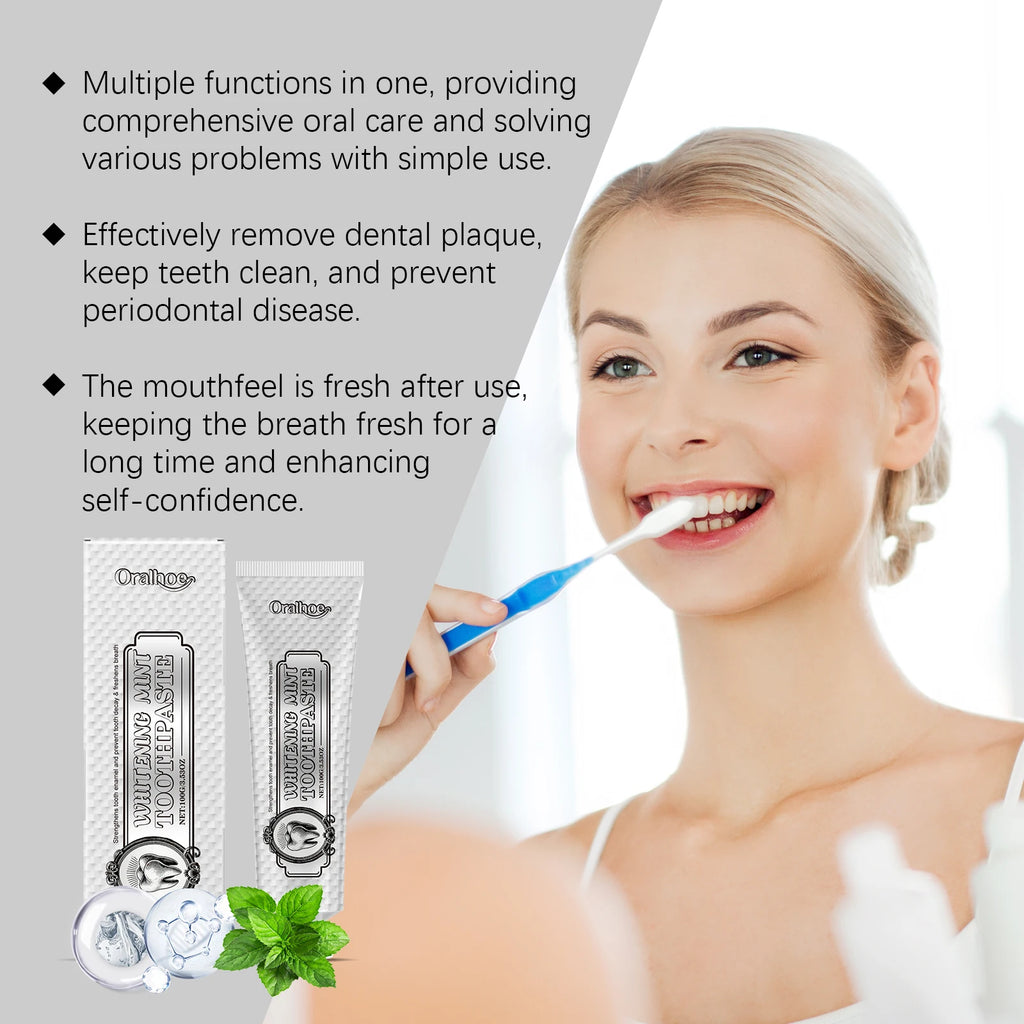 Tooth Repair Toothpaste Anti Caries Oral Hygiene Cleaning Dental Calculus Smoke Stains Protect Enamel Teeth Whitening Toothpaste Qme