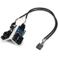 Motherboard USB 2.0 9Pin Connector 1 To 4 Expansion Hub Splitter Adapter Converter MB USB 2.0 Female To 4 Female -30CM USB Qme Single-channel