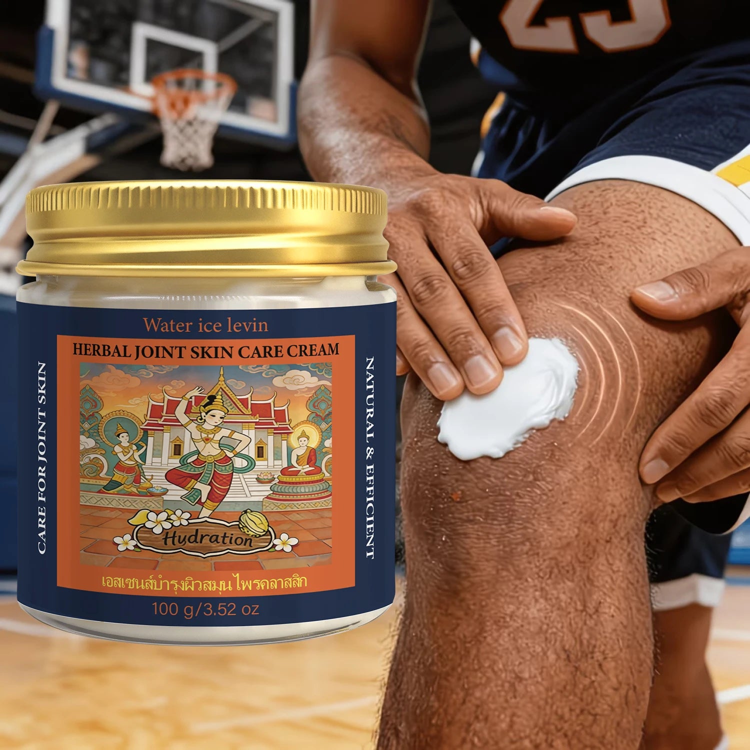 Herbal Joint Care Body Cream - Thai Traditional Formula, Moisturizing & Firming Skin Qme