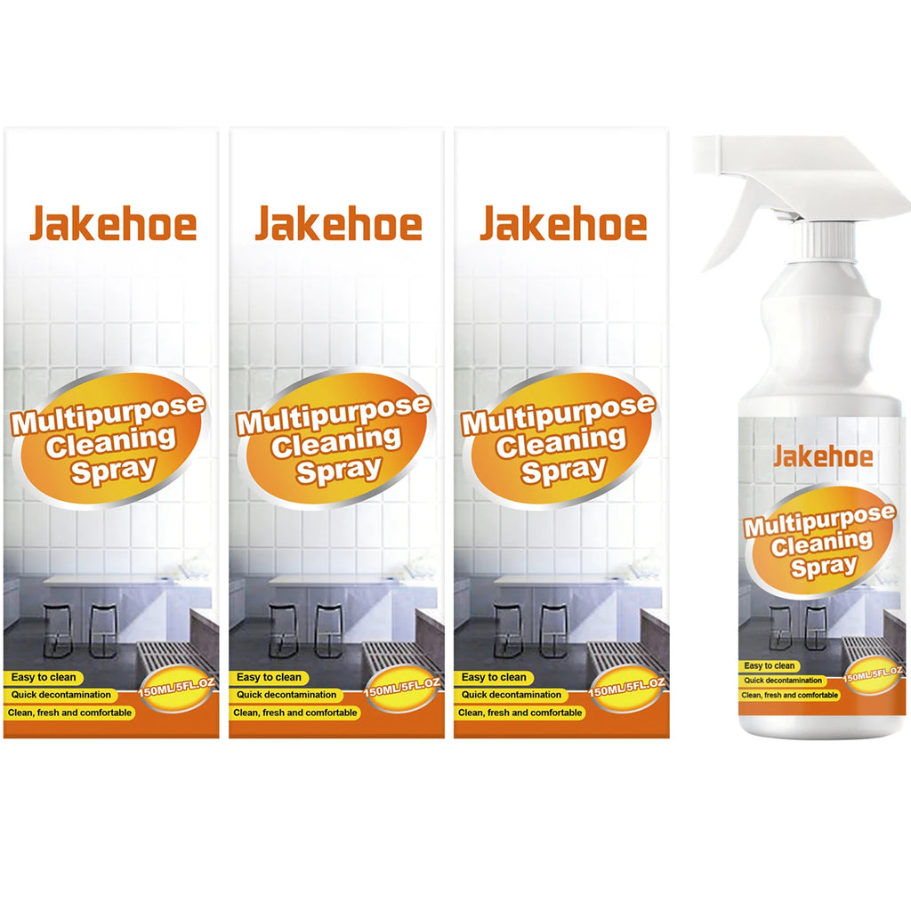 Multipurpose Cleaning Spray Removing Oil Stains & Dirt Restore Luster Polishing Quick Decontamination Ovens Cleaning Foam Spray Qme 3 x 150ml Boxed