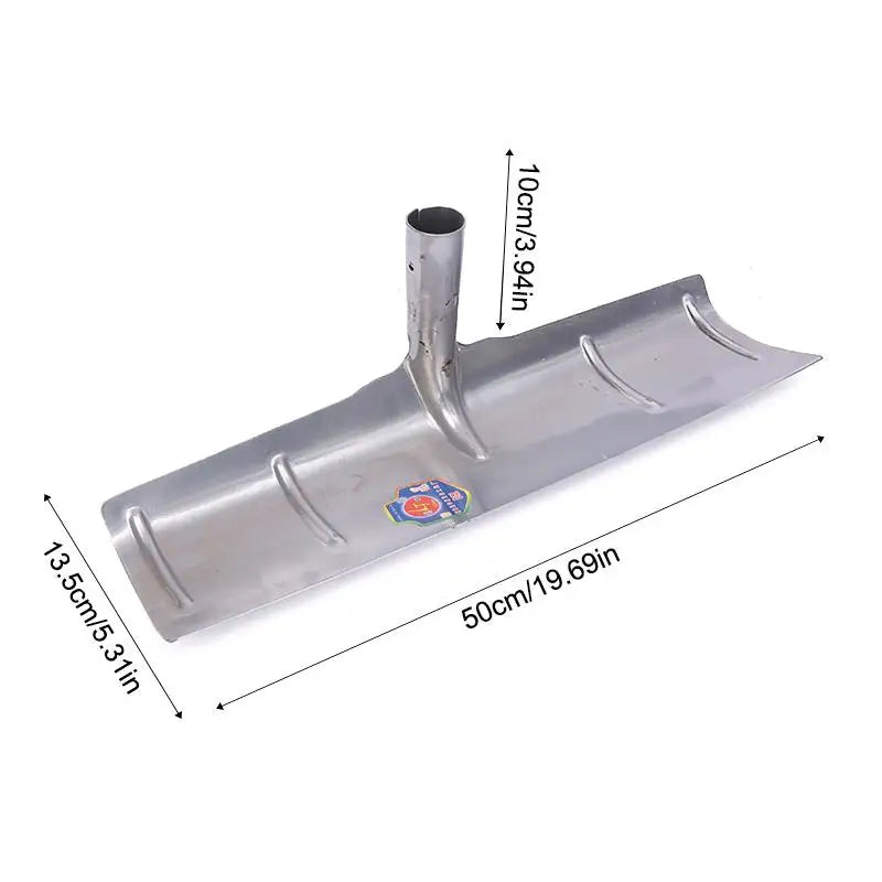 Fowl Manure Removal Easy Use Cleaning Shovel Thickened Steel Poultry Qme L
