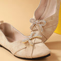 1PC Bowknot Detachable Rhinestone Shoe Buckle Shoe DIY Decoration Accessories High Heels Metal Decoration Buckle Qme Gold