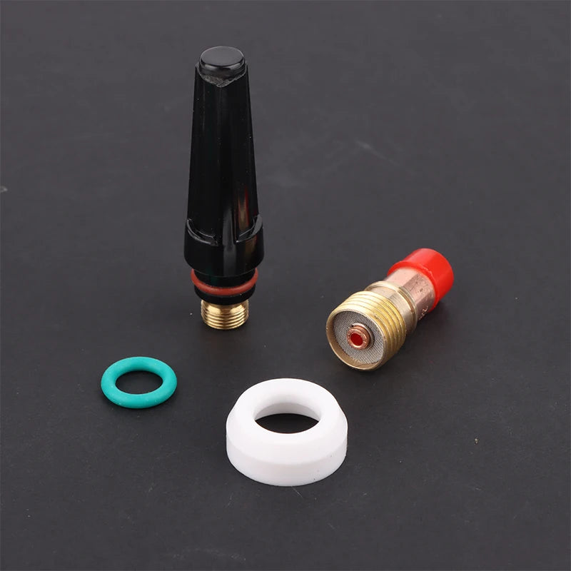 10Pcs TIG Welding Torch Set Glass Cup Kit Welding Nozzles Kit For WP-17/18/26 Welding Torch Accessories Soldering Supplies. Qme