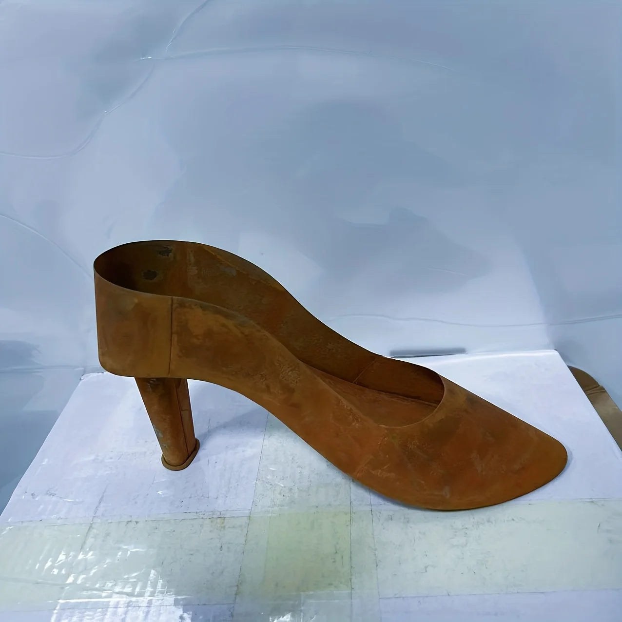 Rusty High Heel Flower Pot Retro Shoe Planter Decorative for Indoor Outdoor Garden Succulent Office Plants Home Decor Qme