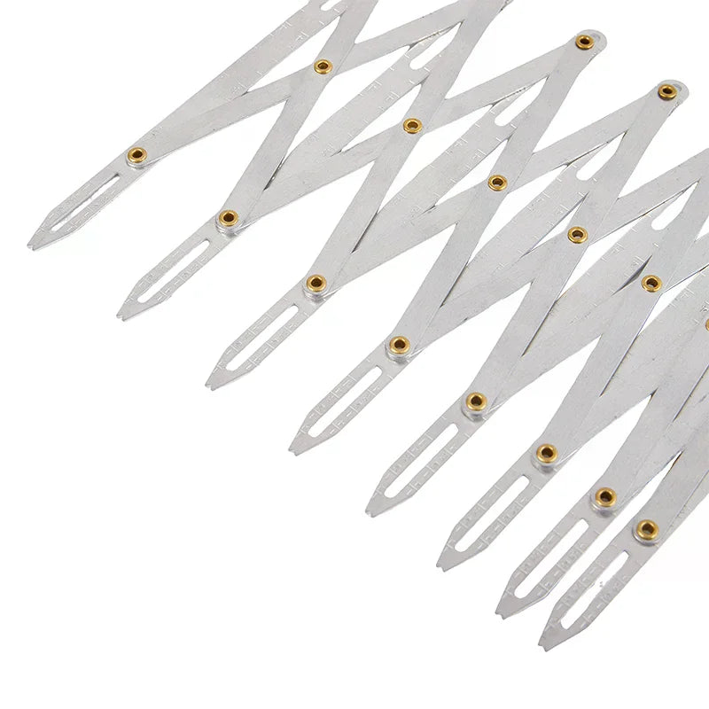 *Buttonhole Spacer Expanding Crafting Guide Rule Sewing Gauge Equidistant Measuring Marking Tool for Grommet Button Holes. Qme