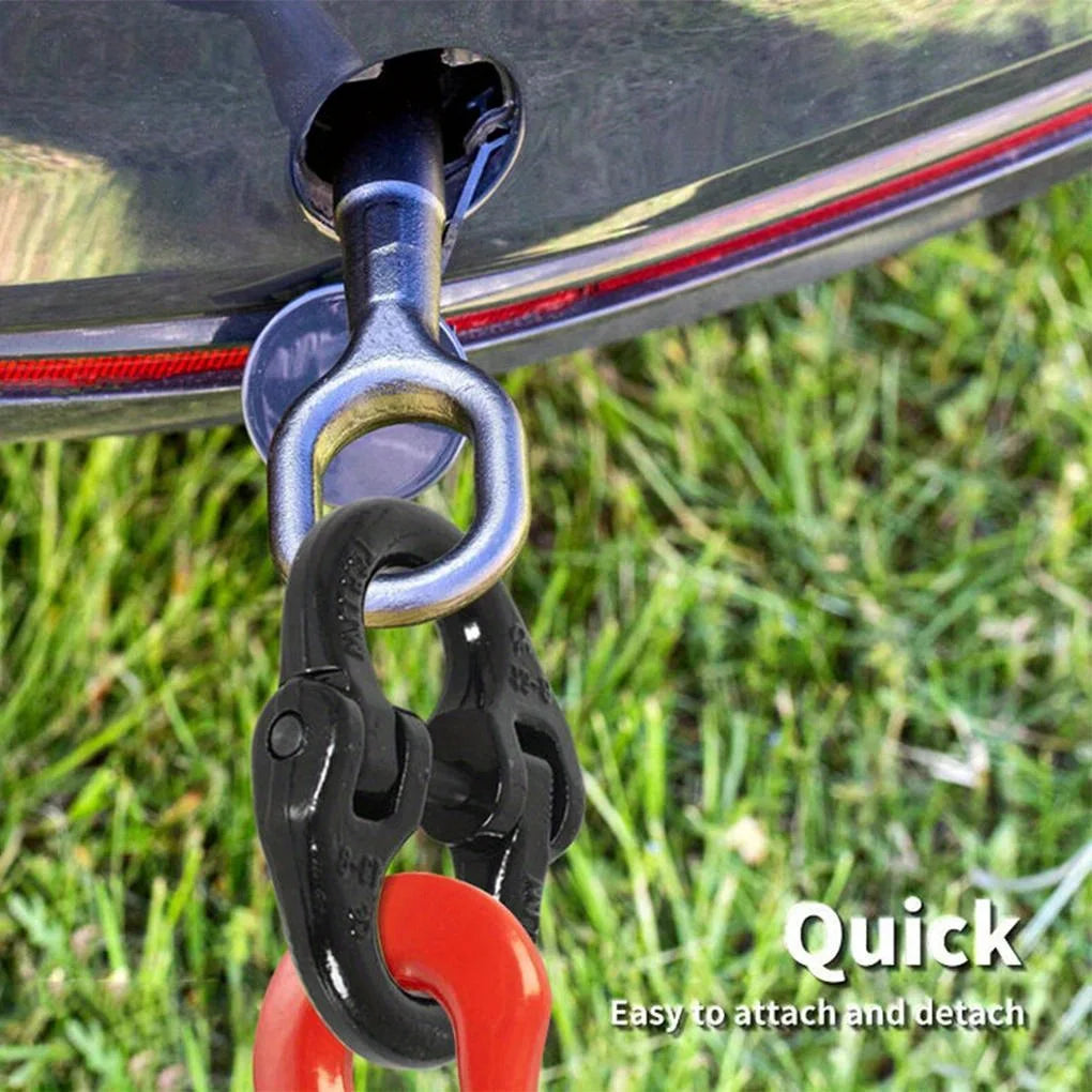 Red Grade 80 Alloy Steel Hammerlock Coupling Link Crane Hook Connection Hoisting Buckle Hoisting Qme