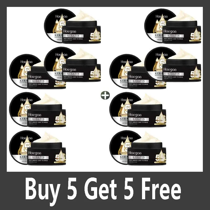 Keratin Hair Mask Moisturizer Conditioner Soft Smooth Frizz Damaged Repair Damaged Hair Restore Shine Hair Mask Qme Buy 5 Get 5 Free