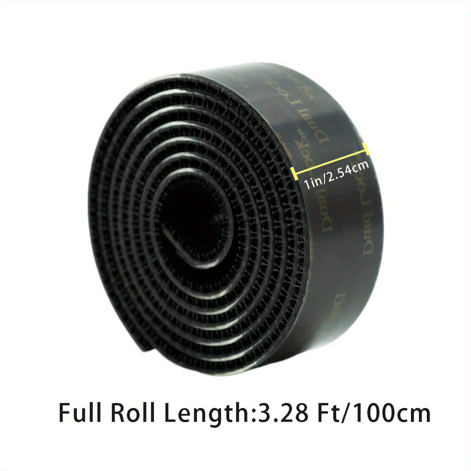 Black Dual Lock Mounting Tape, Reusable Interlocking Adhesive Sticky Hooks for Indoor & Outdoor Use Qme