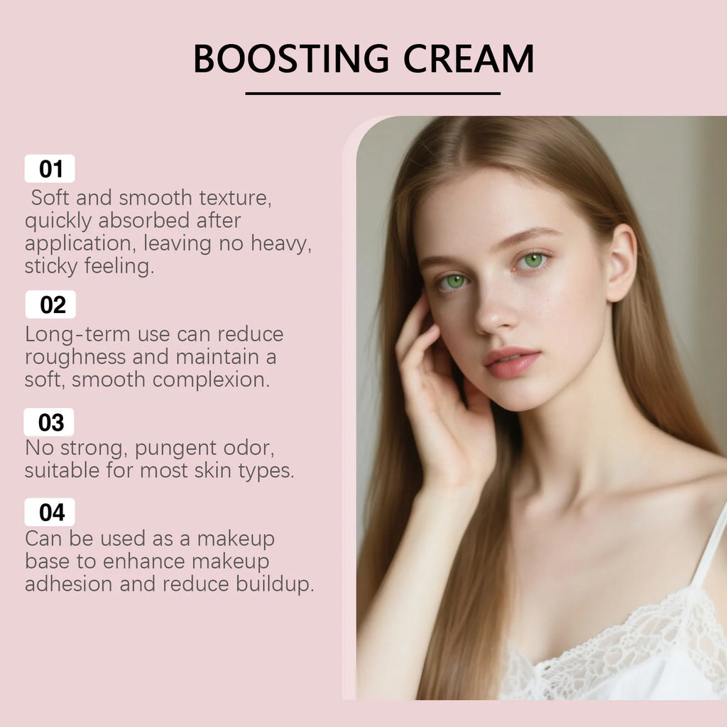 NAD+ Peptide Boosting Cream Anti-Wrinkle Firming Lifting Hydrating & Repairing Face Cream for Sagging Skin Daily Skincare Qme