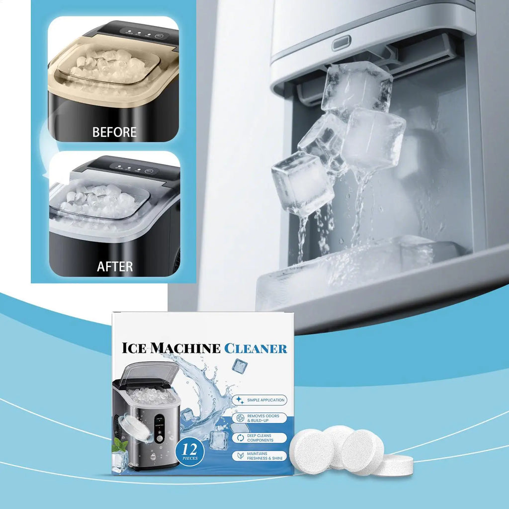 Ice Maker Cleaner 12 Piece/box Ice Machine Cleaner Maker Descaler Cleaning Washing Descaling For Home Icemaker Appliance Cooler Qme