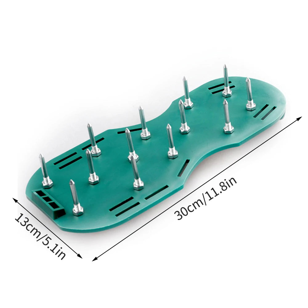 Gardening Lawn Aeration 4.2CM Grass Tamping Shoes Inflatable Aerating Shoes Self-levelling Epoxy Garden Tools Qme
