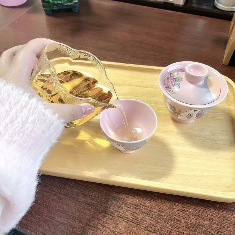 Cloud Glass Fair Cup Transparent Borosilicate Thickened Tea Dispenser Qme
