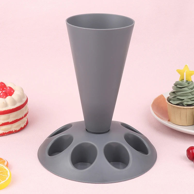 Piping Bags Rack Pastry Holder Easy Filling Icing Stand Nozzle Qme