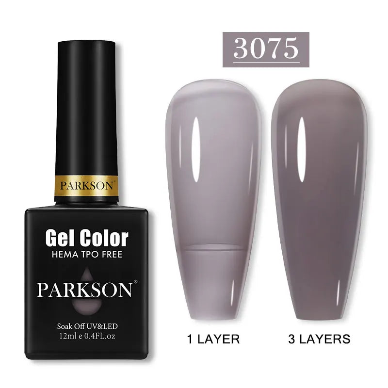 Parkson Colorful Nail Gel Polish Lacquer Soak Off UV LED Long Lasting