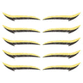 5/6Pair Glitter Eyeliner Sticker Set Self Adhesive Eyeliner Reusable Eyeliner Sticker DoubleLine Eyelid Patch Face Makeup Beauty Qme 5 Pairs Gold