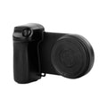 Portable Bluetooth Selfie Stick Wireless LED Ring Light&tripod Qme black