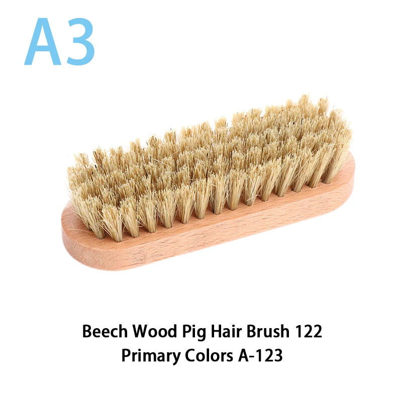 Polishing And Cleaning Brush Horse Hair Wood Brush Leather Shoe Care And Cleaning Shoe Brush Qme style 3