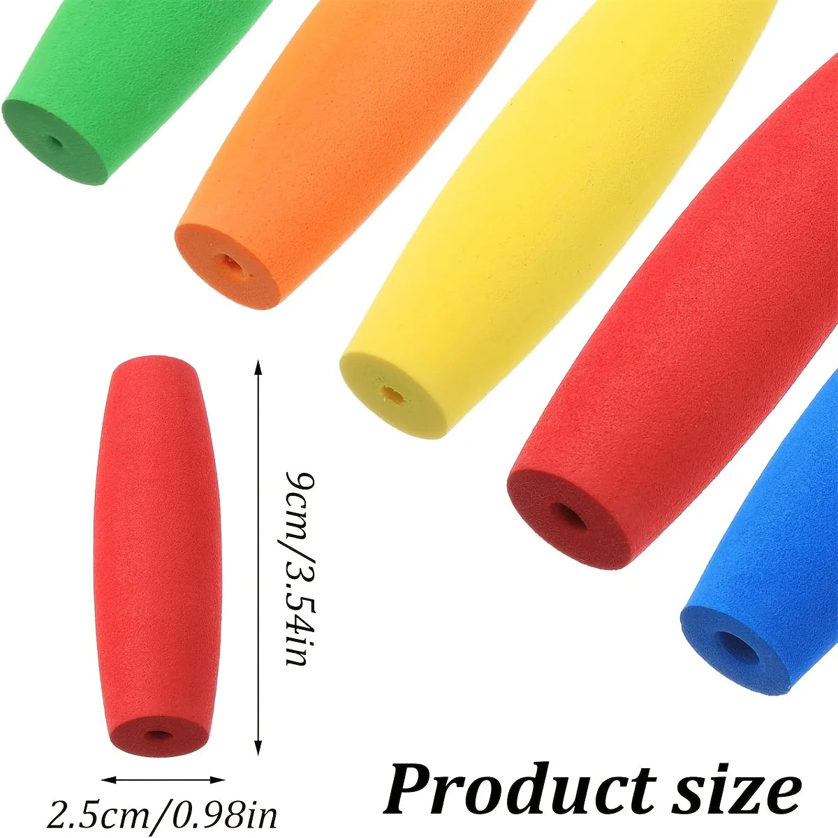5-Piece Ergonomic Crochet Grip - Removable Soft Crochet Pad for 2mm to 10mm Hooks, Relieves Hand Fatigue, Ideal Auxiliary Tool Qme