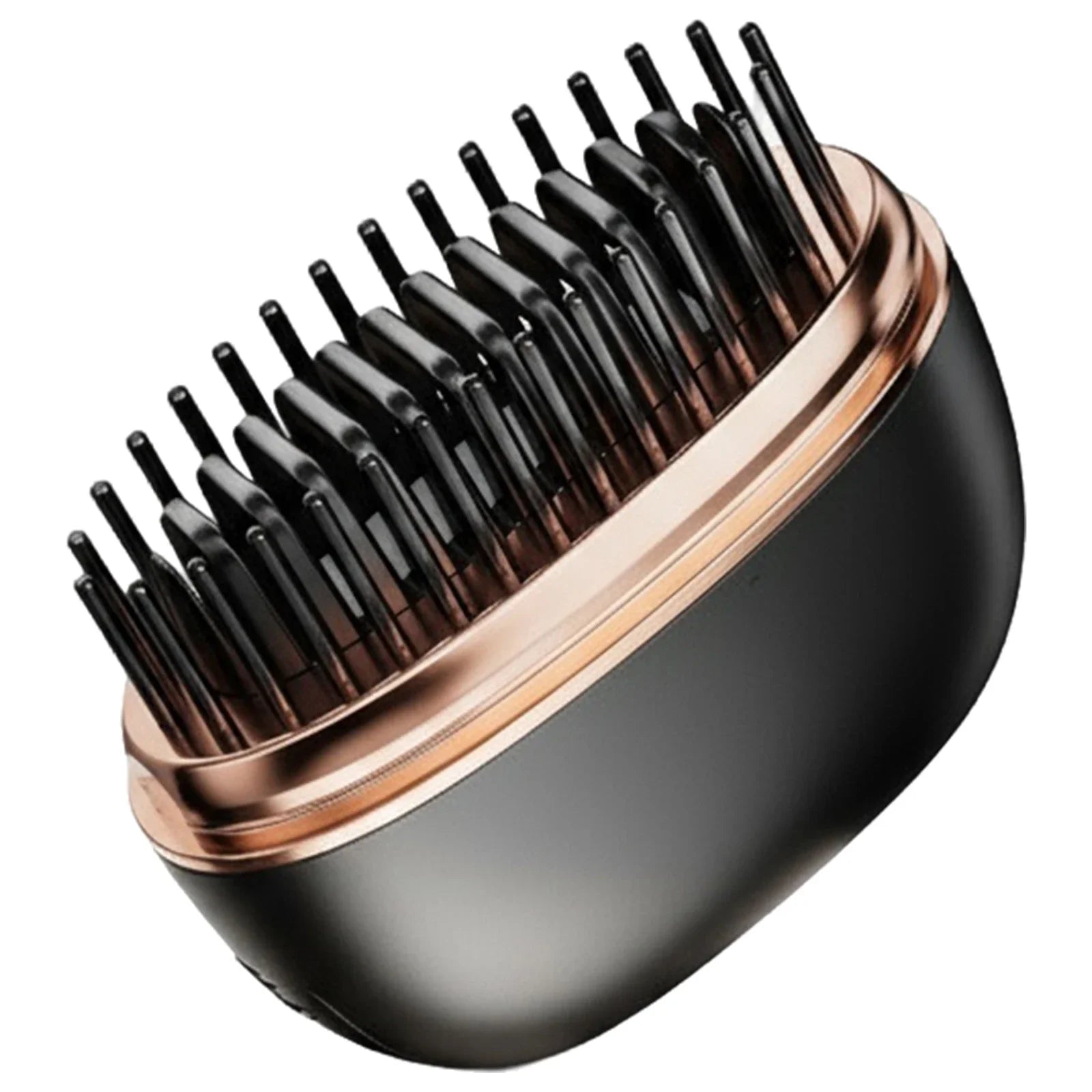 Mini Fast Heating Hot Comb Rechargeable Hair Straightening Comb with 3 Temp Settings Cordless Hair Straightening Brush for Women Qme Black