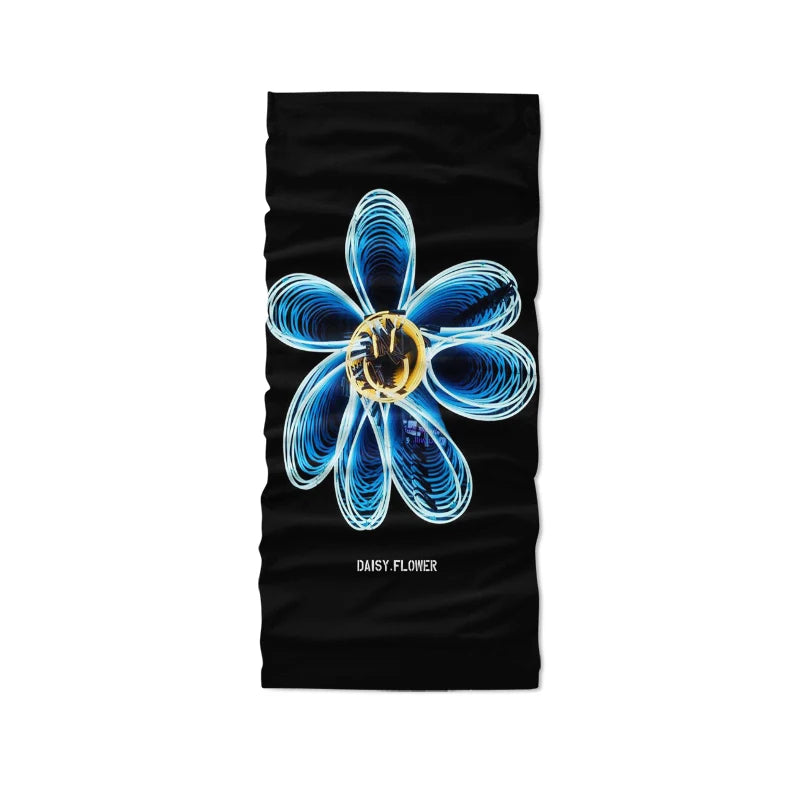 Fashion Daisy Series Headscarf Ladies Outdoor Sweat-wiping Dust-proof Qme style25 One Size >8Y