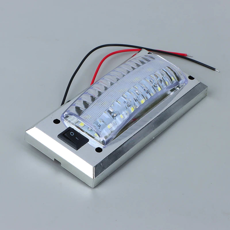 LED 12V-24V Panel Light Car Interior Reading Lamp Brightness Cabin Qme