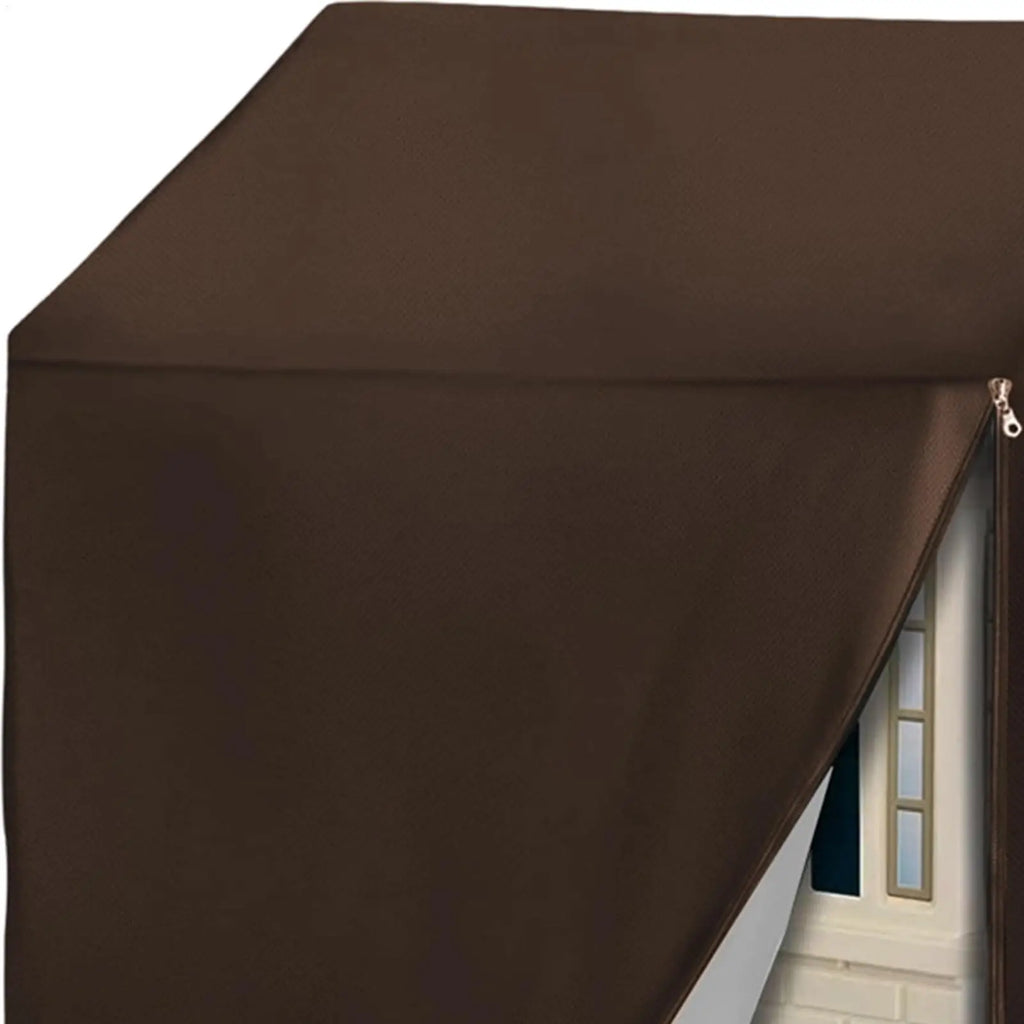 Playhouse Waterproof Tarp 210d Oxford Fabric With Drawstring Closure Outdoor Playhouse Cover For Patio Sports Parties Picnics Qme