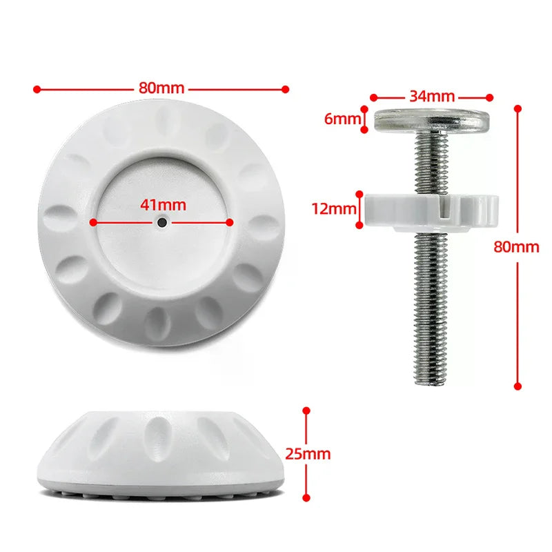 1Set White M8 M10 Baby Gate Spare Kit Pressure Fit Spindles Screw Bolts For Safety Gates Gate Accessories Bolts Qme