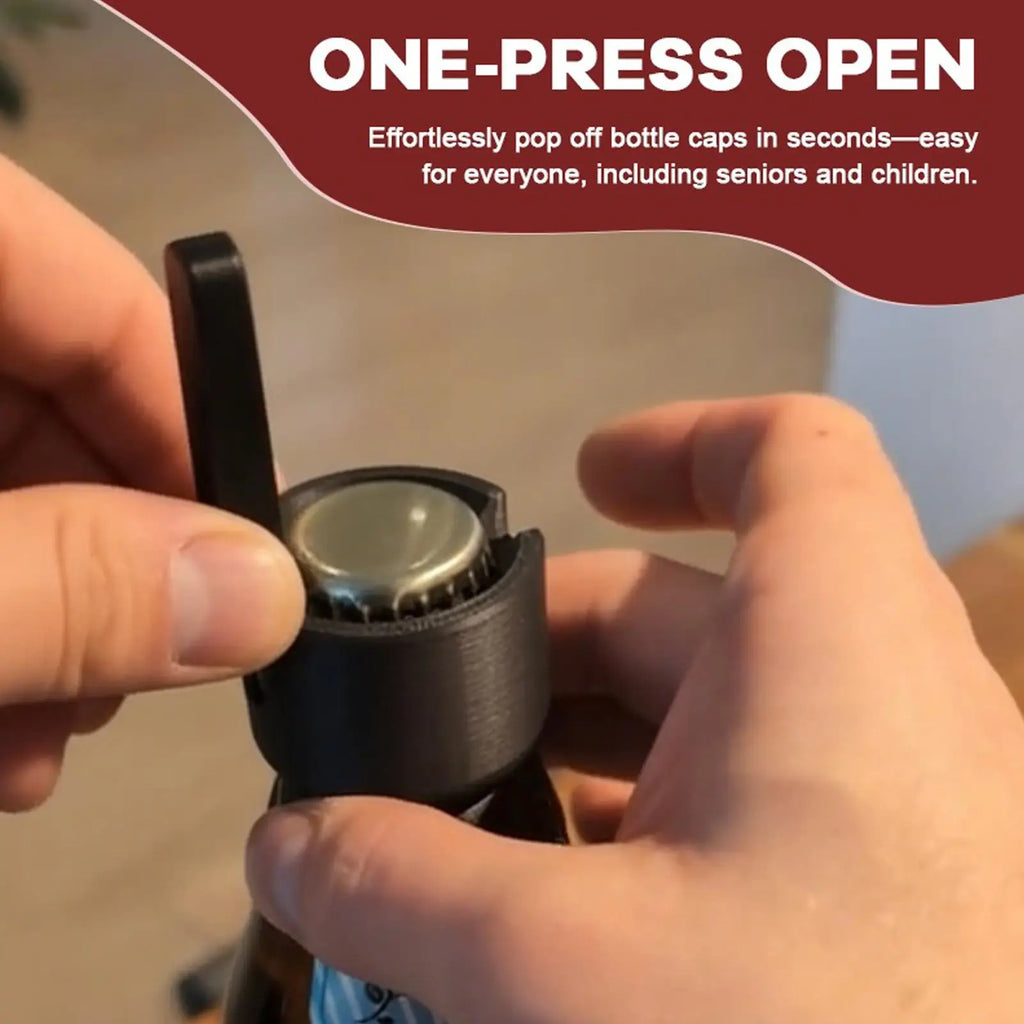 Bottle Lid Opener Ergonomic Labour-saving Kitchen Gadget Hand Tool Qme