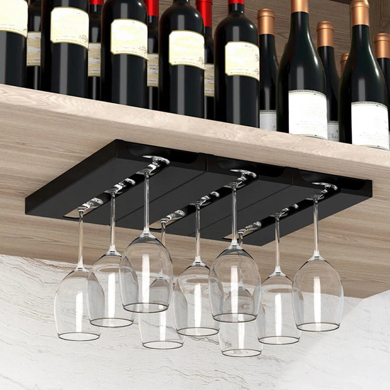 Multi-function Classification Stemware Glass Cup Hanging Holder Qme