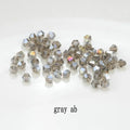 Shiny Crystal Beads Bicone Glass Loose Spacer Bracelet DIY Jewelry