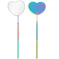Eyelash Extensions Checking Mirror Heart Shape Stainless Steel Qme 1Pcs Color China Mainland