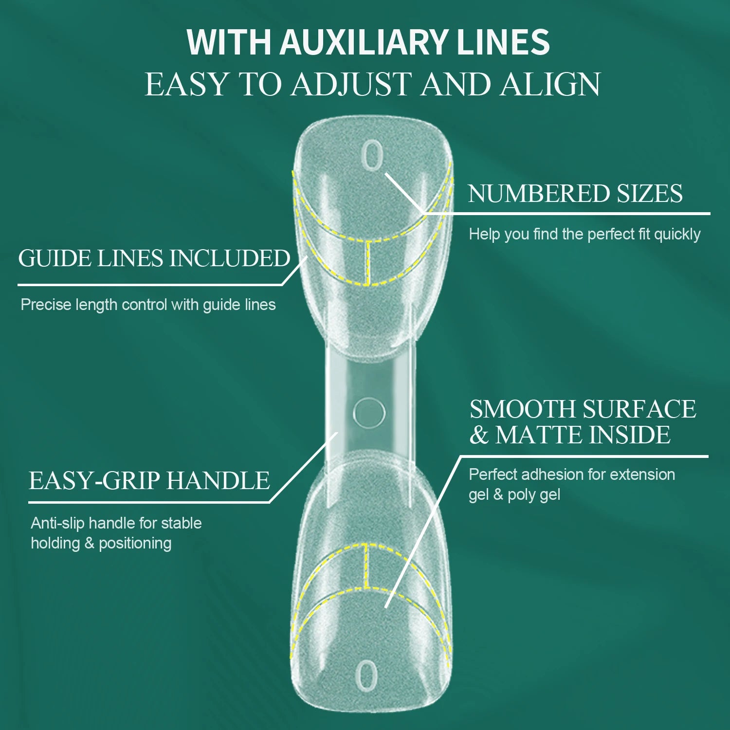 Nailpop Dual Forms Nail System Square Coffin Almond Oval Extension Qme