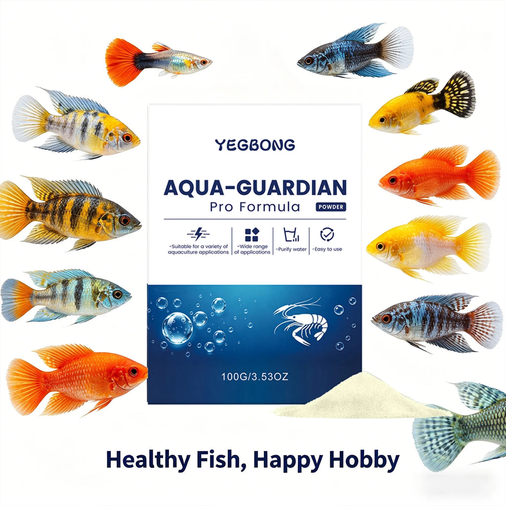 Aquarium Water Purifier Powder Remove Impurities Purify Water Improve Water Quality Safe Easy to Use Fish Tank Water Conditioner Qme
