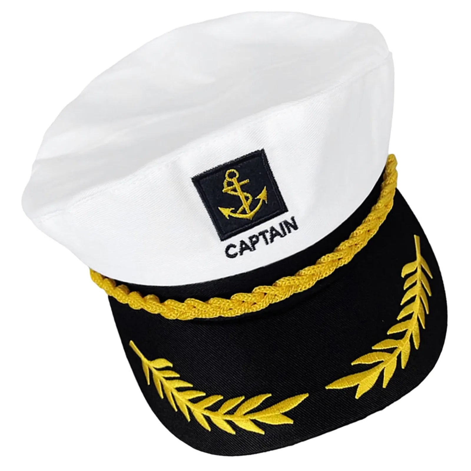 Childrens Navy Captain Hat Adjustable Comfortable Lightweight Breathable for Party Role Playing Cosplay Sailor Hat Stage Qme