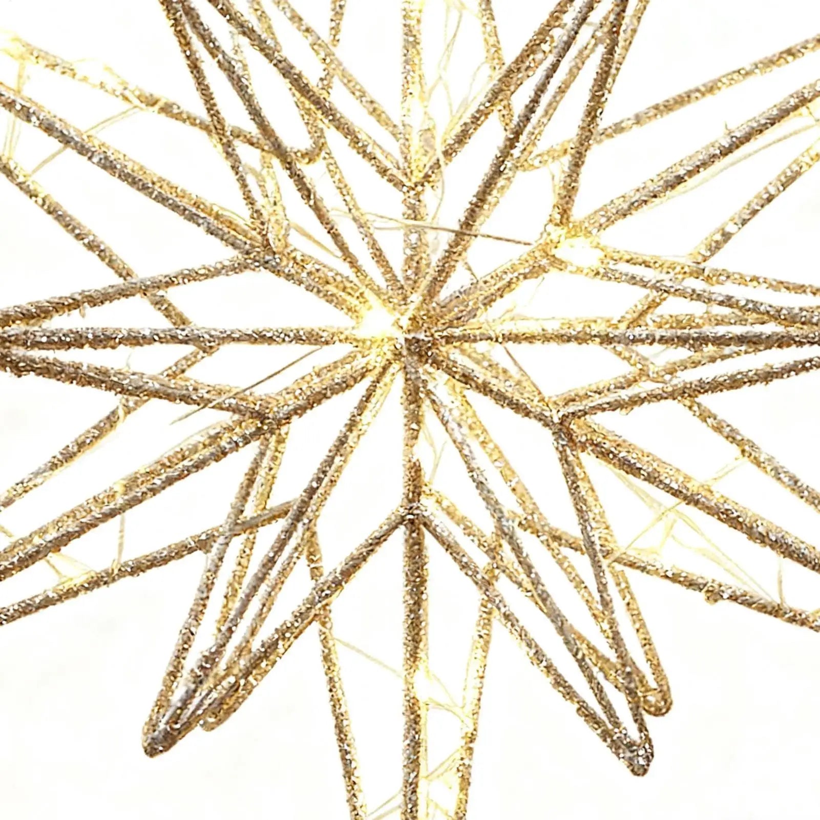 Christmas Tree Topper Star LED Light Holiday Treetop Decorations Qme