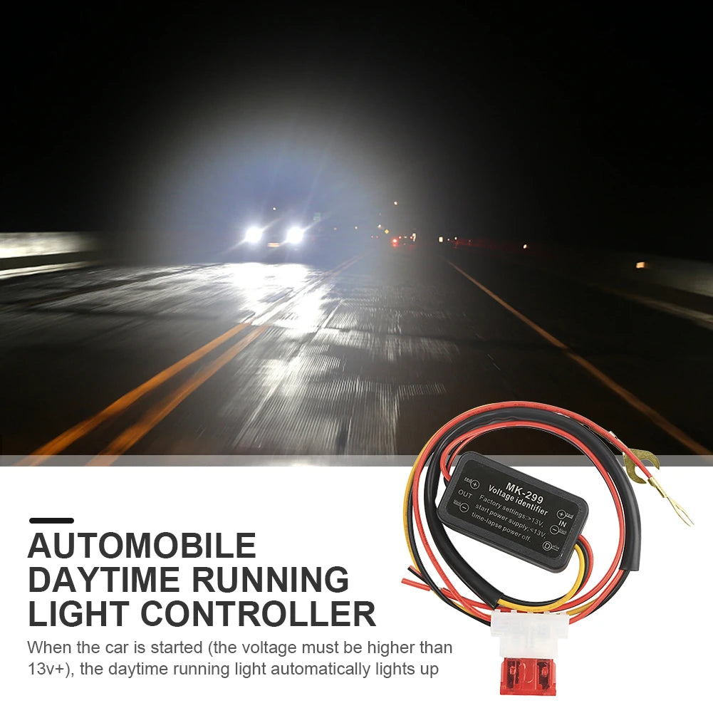 12V-24V Car LED DRL Controller Waterproof Light Controller On/Off Switch LED Automatic Control for Auto Car Accessories Qme