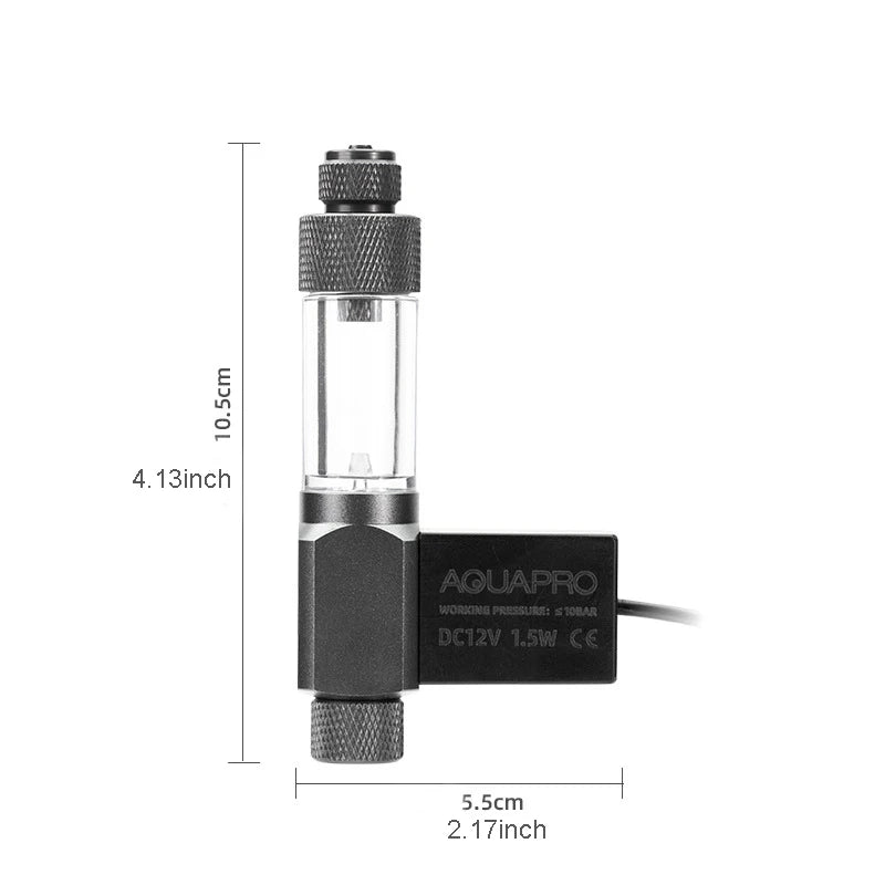 Aquarium Co2 Regulator Mini System Carbon Dioxide Reducer Solenoid Valve Cylinder Accessories Fishing Tank Akvarium Kit Bubble Qme