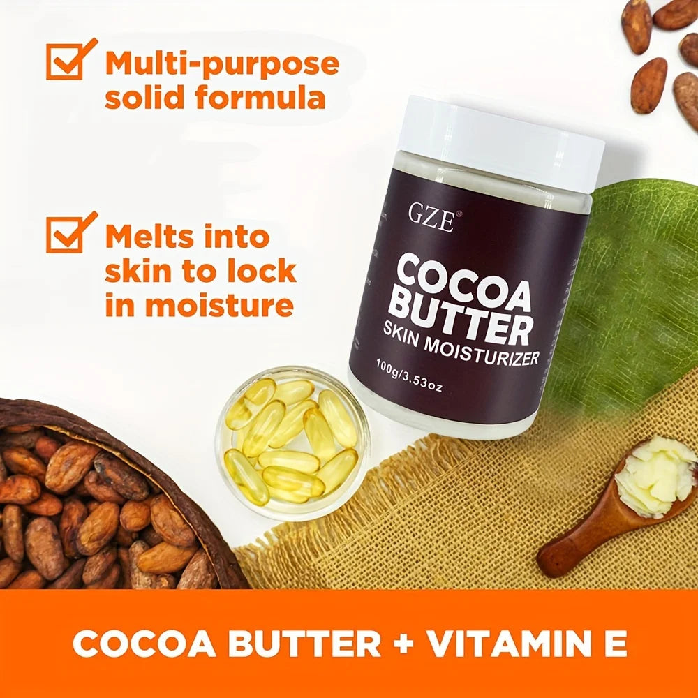 Pamper Your Skin with Cocoa Butter Moisturizer - Nourishing and Hydrating Formula for Smooth and Glowing Skin Qme