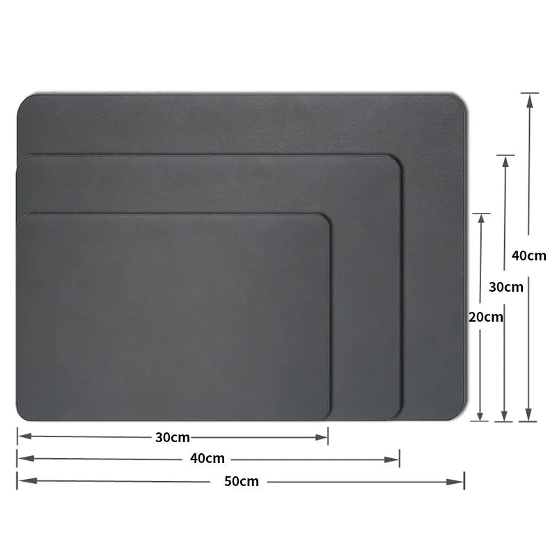 Super Absorbent Anti-slip Coffee Dish Large Kitchen Absorbent Draining Mat Drying Mat Quick Dry Bathroom Drain Pad Kitchen Tool Qme