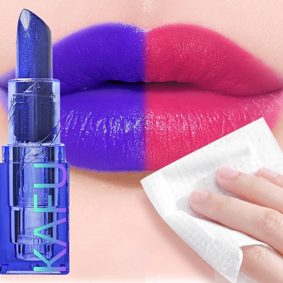 Blue Rose Lipstick Temperature Changing Lipstic Moisturizing Female Qme