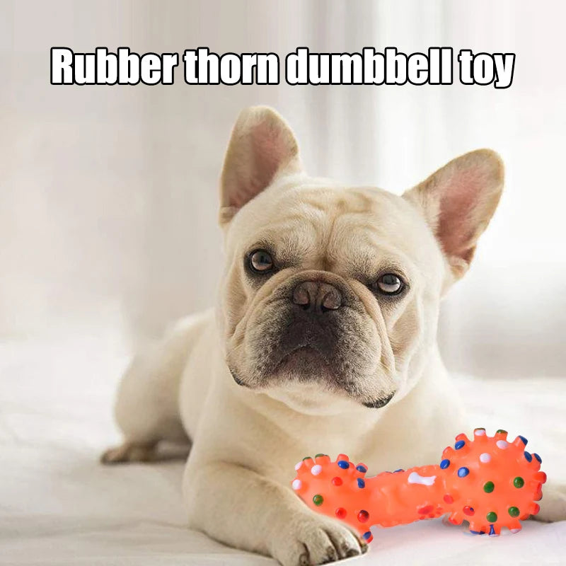 Dog Chew Toy Natural Rubber Safety and Environmental Protection Flexible Bite Resistance Clean Teeth Qme