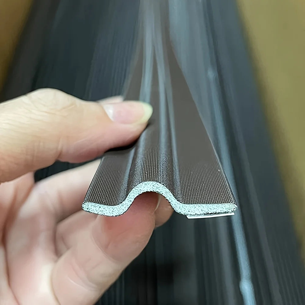 1 roll of self-adhesive weatherproof sealing strip for doors and windows - for dust, rain and noise reduction sealing tape Qme