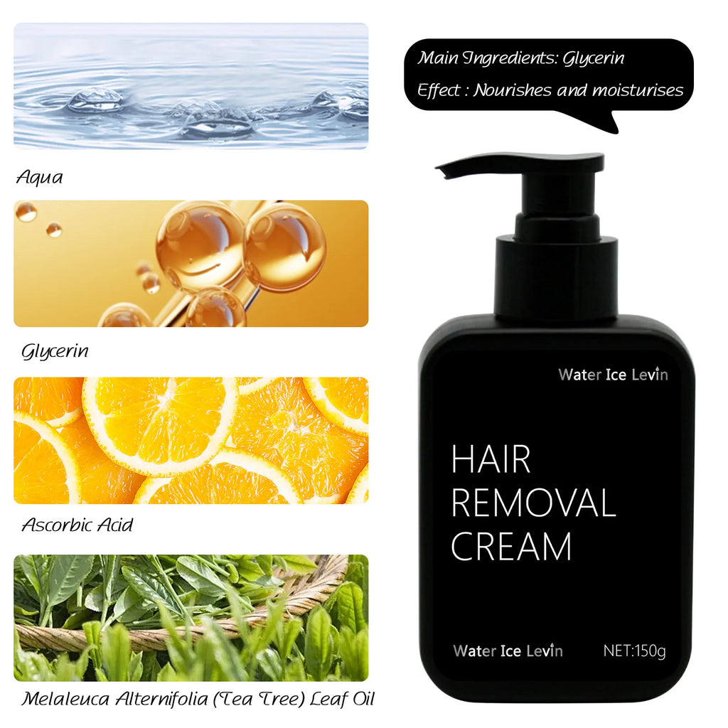 Hair Removal Cream Permanent Epilator Cream Intimate Areas Health Painless Hair Remover Growth Inhibitor for Woman Men Body Care Qme