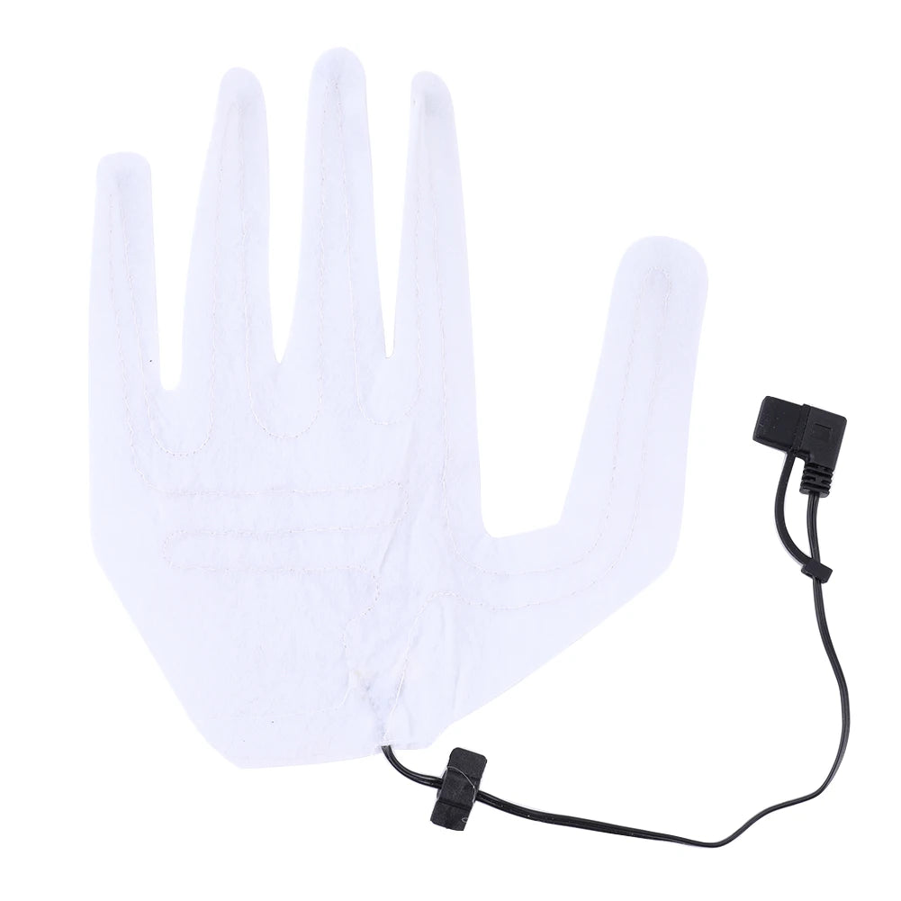 Multifunction Portable Electric Heating Gloves Pads Lightweight Electric Heating Film for Winter Outdoor Hand Finger Warmer Qme USB Heated Gloves C