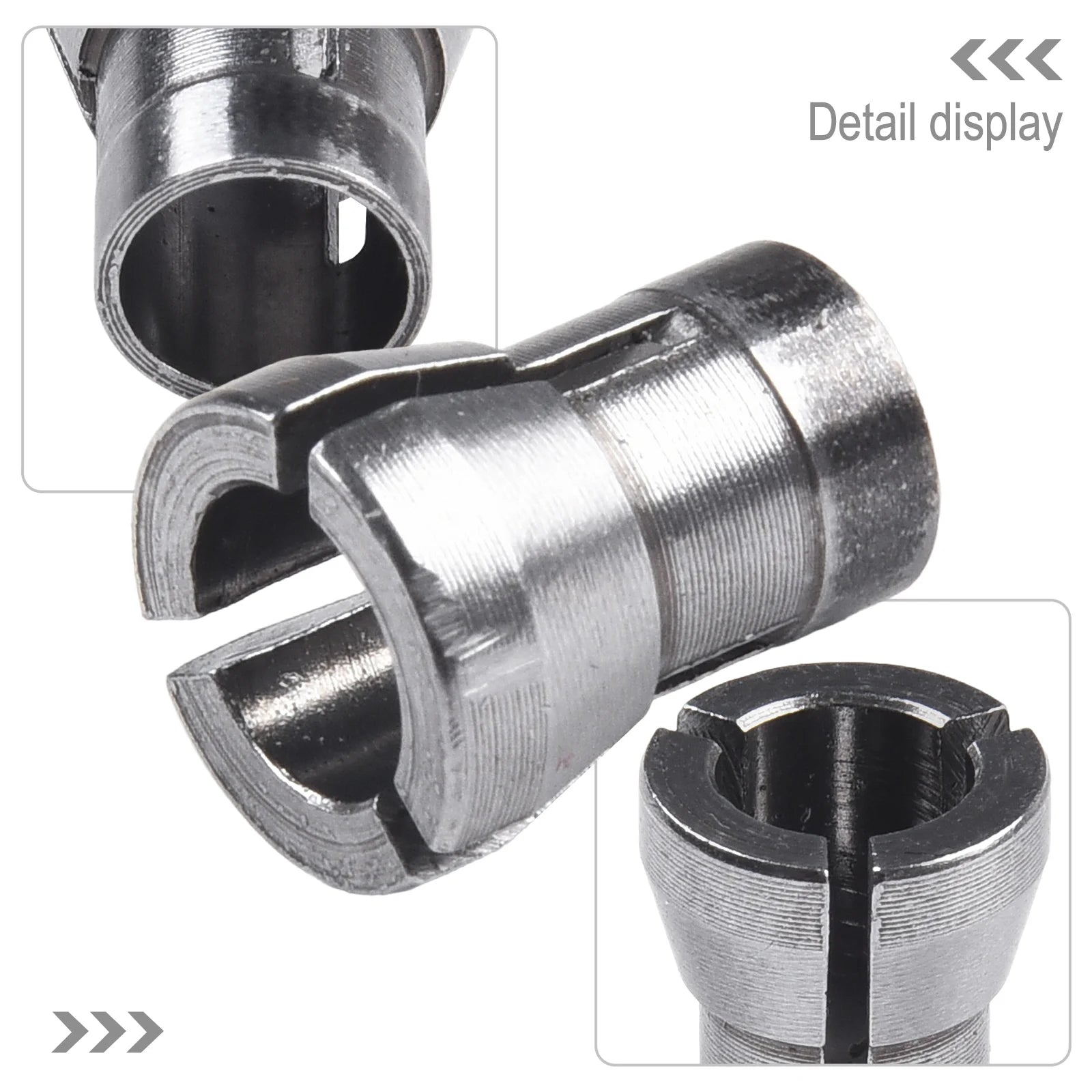 1 Pc Collet Chuck Adapter For Engraving Trimming Machine Router Carpentry 8x16.5mm Collet Chuck Adapter Qme