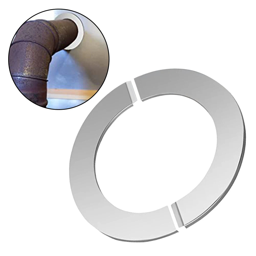 Faucet Decorative Cover Stainless Steel Cover Pipe Gas Water Heater Cover Wall Hole Cover Bath Accessories Qme