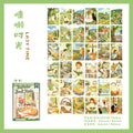 36pcs/box Kawaii Self-adhesive boxed stickers planner handbook scrapbook DIY decorative Journal sticker cute stationery stickers Qme D
