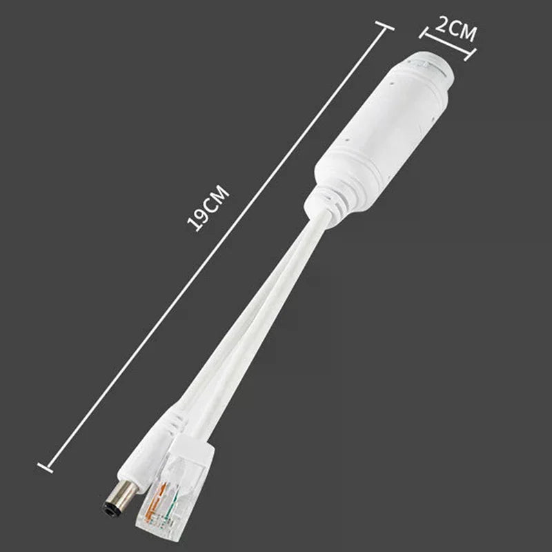 48V 12V POE Splitter Waterproof Adapter Cable Power Supply Module Qme
